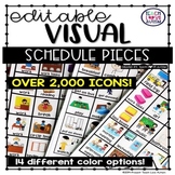 Editable Schedule Visuals for Autism or Special Education