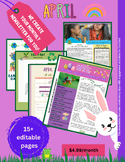 Editable School Newsletter: April 2024