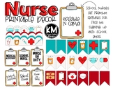 Editable School Nurse Decor