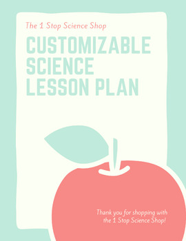 Preview of Editable Science Lesson Plan