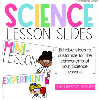 Preview of Editable Science Slide Templates | Distance Learning
