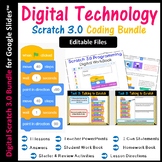 Editable Scratch Coding Lesson Plans Bundle - Computer Science