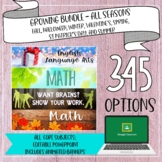 Editable Season's Google Classroom Banners/Headers
