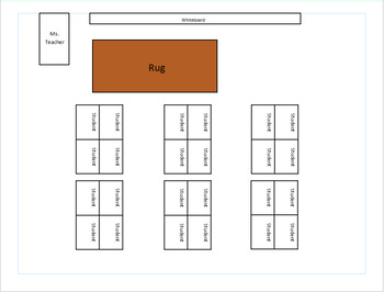 Seating Chart Template Classroom Free