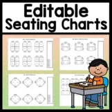 Editable Seating Chart {Easily Slide 6 Desk Templates!} {S