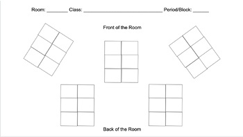 Preview of Editable Seating Chart Templates