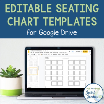 Preview of Editable Seating Chart Templates for Google Drive