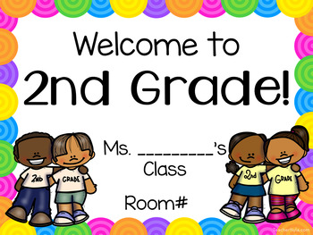 Welcome to second grade teach to be happy hour