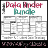Editable Teacher & Student Data Tracking Sheets | Secondar