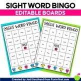 Editable Sight Word Bingo Cards