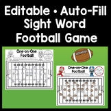 Editable Sight Word Football Board Game {Editable with Aut
