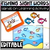 Editable Sight Word Fishing Game