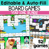 Editable Sight Word Game & Math Activities Bundle for Word