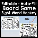 Editable Sight Word Hockey Board Game {Editable with Auto-Fill!}