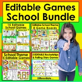 Editable Sight Word Games BUNDLE for Back to School  Auto 