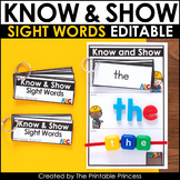 Editable Sight Word Practice | Sight Word Activity Mats