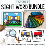 Editable Sight Word Practice Bundle | High Frequency Word 