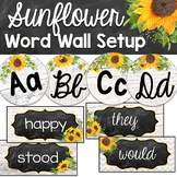 Editable Sight Word Wall Bulletin Board- Modern Farmhouse 