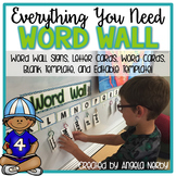 Editable Sight Word Wall for Primary Writers