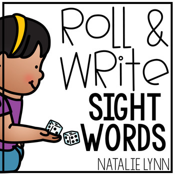 Preview of Editable Sight Word Worksheets | Editable Roll and Write Sight Words