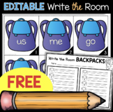 FREE Editable Sight Word Write the Room Back to School Sig