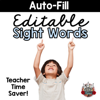 Preview of Rainbow Words: Sight Word System for Differentiating and Tracking