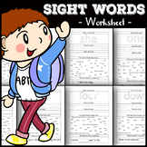 Editable Sight Words Worksheets | Sight Word Practice