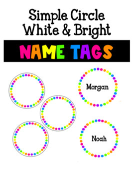 Editable Circle Name s Worksheets Teaching Resources Tpt