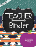 Editable {Simple} Teacher Binder