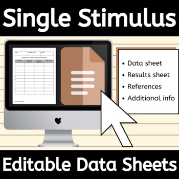 Preview of Editable Single Stimulus Preference Assessment Data Collection Sheet for ABA