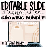 Editable Slide Templates BUNDLE | Google Slides Templates 