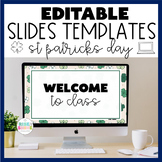 Editable Slides Powerpoint Google Slides l St. Patrick's D