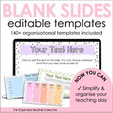 Editable Slides Templates - Spotty Pastel Rainbow Decor