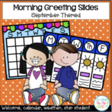 Editable Slides for Morning Greeting