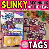 Editable Slinky Student Gift Tag for Back to School Parent