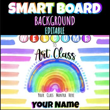 Preview of Editable Smart Board Background