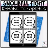 Editable Snowball Fight