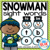 Winter Sight Words | Color by Sight Word Winter | Editable