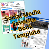 Editable Social Media Templates for Favorite Books Read