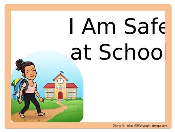 Preview of Editable - Social Story - I am Safe at School