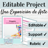 Editable Spanish Culture Project | Una Exposicion de Arte 