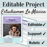 Editable Spanish Project Music Research | Spanish Culture Project