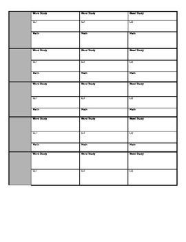 Editable Special Education Lesson Plan Template by Fun from Room 508