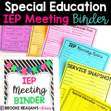 Special Education IEP Meeting Binder - ARD Meeting - Organ