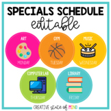 Editable Specials Schedule | UPDATED