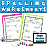 Spelling Word Worksheets Editable Activities for Any Pract
