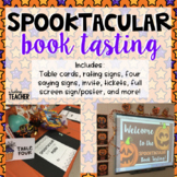 Editable Spooktacular Book Tasting