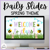 Editable Spring Daily Slides Template - Google Slides
