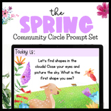 Editable Spring SEL Morning Meeting Slides for Community Circles