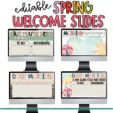Editable Spring Welcome PowerPoint/Google Slide Templates